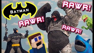 BATMAN vs Mcfarlane Toys GORILLA GRODD RAW 10 Spawns DC Figures [upl. by Horbal]