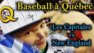 Les Capitales de Québec bienvenue au stade Canac pour un match de baseball [upl. by Shirlie]