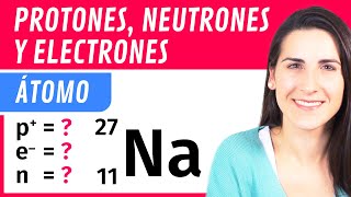 Calcular PROTONES NEUTRONES y ELECTRONES ⚛️ Número Másico y Atómico [upl. by Yatnwahs]