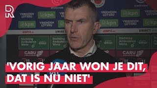 Dijkhuizen BEGRIPVOL na ExcelsiorVitesse 12 Iedereen stelt DEZELFDE VRAGEN [upl. by Trahern]