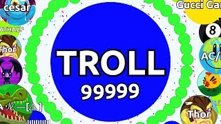 Agario  TROLLING GONE WRONG INTENSE SOLO AGARIO GAMEPLAY [upl. by Iosep]