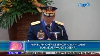 Light and funny scenes during PNP turnover ceremony [upl. by Nevear]