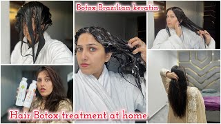 Salon like hair botox at home  Secret products for naturally straight hair [upl. by Ardnwahsal]