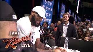 Guillermo at NBA AllStar Media Day 2018 – Finding LeBron [upl. by Jill]