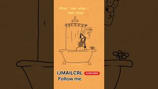 what l see when l hear noise comedycartoonshorts shorts comedy [upl. by Siladnerb27]