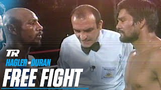 Marvin Hagler vs Roberto Duran  FREE FIGHT  15 Rounds in a Legendary Clash 💥 [upl. by Enimisaj]