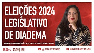 Eleições 2024  Legislativo de Diadema [upl. by Adihsaar]