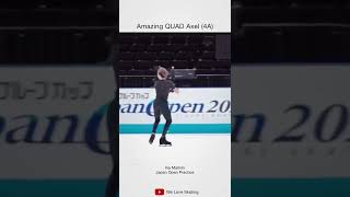 QUAD Axel 4A at Japan Open 2022 Practice [upl. by Kempe]