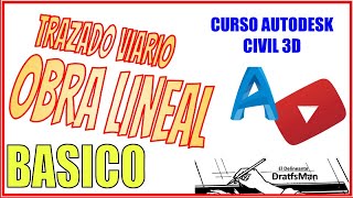 💪 23CURSO AUTODESK CIVIL 3D TRAZADO VIARIOOBRA LINEALALINEACIONES [upl. by Bink809]