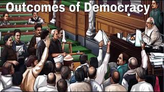 Outcomes of Democracy Part1 cbse class 10 civics chapter 7 explanation in hindi ncert  Be Padhaku [upl. by Imoyn124]