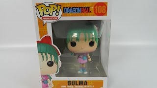 Funko Pop Vinyl Dragonball Bulma Unboxing [upl. by Htial456]