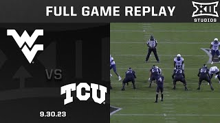 West Virginia vs TCU 93023 Football Full Game Replay [upl. by Brannon]