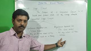 Sequential circuit  Synchronous and Asynchronous Difference  Combinational and Sequential  Tamil [upl. by Aminta892]