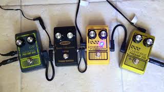 4 DOD Overdrive Preamp 250  Grey YJM308 Modded Yellow and Reissue [upl. by Jordanson]