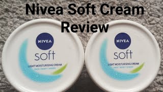 Nivea Soft Cream Review [upl. by Odrarej]