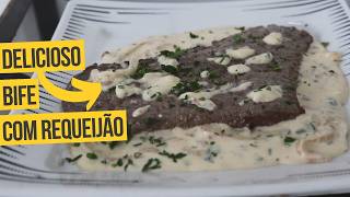 DELICIOSO BIFE com REQUEIJÃO CREMOSO  Como fazer  Receita de [upl. by Ardolino446]