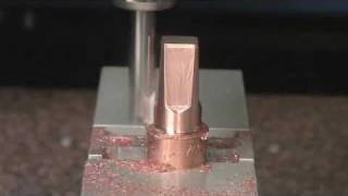 DATRON CNC Milling  Copper Electrode [upl. by Naujek]