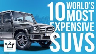 Top 10 Most Expensive SUVs In The World [upl. by Annaynek]