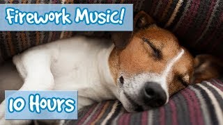 Relaxing Music for Dogs to calm from Fireworks loud noises  includes desensitising sound effects [upl. by Pallaten]