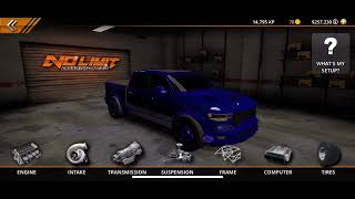 No limit drag racing 20 Ram TRX 598 ET Tune [upl. by Ihcur]