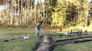 DIY Walkway Project smallhome homestead cooking pavers [upl. by Erroll423]