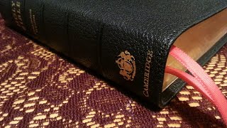 Cambridge Clarion KJV Goatskin the perfect companion bible [upl. by Eiggep299]