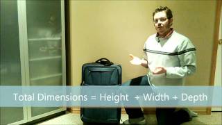 How to Work Out Your Luggage Dimensions [upl. by Oizirbaf]