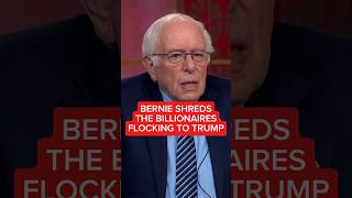 Bernie Sanders shreds the billionaires flocking to Trump [upl. by Krasnoff910]