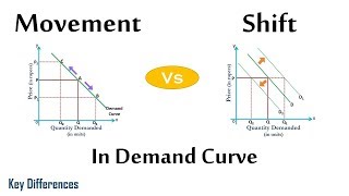 Movement Vs Shift in Demand Curve Difference between them with examples amp comparison chart [upl. by Aikahc]