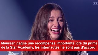 Maureen gagne une récompense importante lors du prime de la Star Academy [upl. by Shevlo]