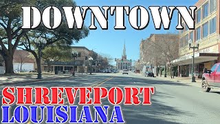 Shreveport  Louisiana  4K Downtown Drive [upl. by Mancino]