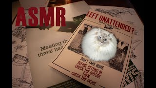 ASMR Poster Tapping Tracing and Soft Talking [upl. by Vrablik323]