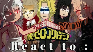 MHABHNA°•Pro heroes react to💥Season 🧊🔥67🥦Pt2⚠️Manga Spoilers⚠️GCRVGC×MHAMHABHNA°• [upl. by Anwat]