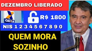 BOLSA FAMÍLIA QUEM MORA SOZINHO PARCELA LIBERADO COM RETROATIVO EM DEZEMBRO [upl. by Anahsohs32]