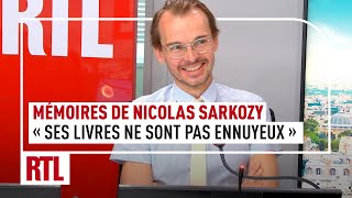 Mémoires de Nicolas Sarkozy  quotSuccès en librairie car des livres pas ennuyeux il dit les chosesquot [upl. by Esnahc]