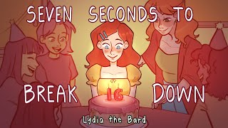 Lydia the Bard  Seven Seconds to Breakdown Official Animatic Lyric Video [upl. by Rebba]