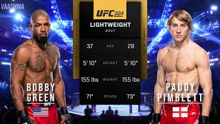 BOBBY GREEN VS PADDY PIMBLETT FULL FIGHT UFC 304 [upl. by Atiseret820]