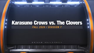 Karasuno Crows vs The Clovers Week 1 Division 7 Fall 2024 [upl. by Reba]