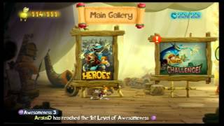 Rayman Legends Challenges App  How to change sub character [upl. by Nael568]