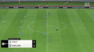 Italy U19 vs England U19 04092024 U19 Friendly EA FC 24 [upl. by Anelrahs]