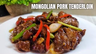 Cook this at home way better  Pork Recipe  Mongolian Pork Tenderloin [upl. by Wunder]