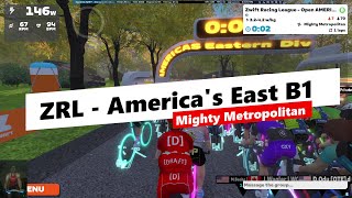 Zwift Racing League  Americas East Division B1  Round 2Race 3 [upl. by Adanar]