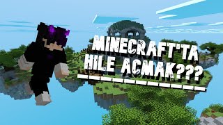 Özür Dilerim Minecraft Ama Hile Açtım Troll  SerhatReyiz34 [upl. by Yerffe]