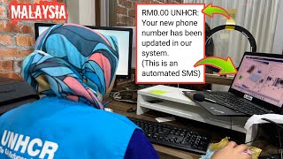 ROHINGYA MALAYSIA  How to Update New Phone Number at UNHCR Malaysia  New Registration  2024 [upl. by Joyce]