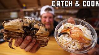 Jonah Crab Catch Cleaning and Cook [upl. by Eneryc]