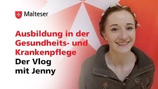 Azubi in der Gesundheits und Krankenpflege – Der Vlog mit Jenny [upl. by Ynaffet]