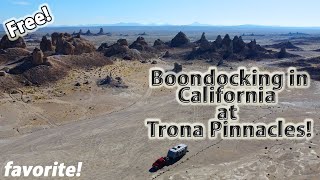 130  Amazing Free Camping at Trona Pinnacles [upl. by Agrippina]