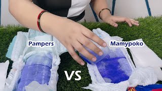 baby diapers  Pampers VS Mamypoko pants [upl. by Dnalro]