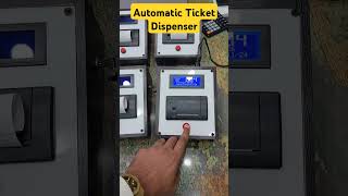 esp32 thermal printer for Automatic Ticket dispenser diyproject arduino esp32project [upl. by Burley]