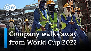 Company cancels World Cup contract after migrant workers deaths on construction sites  DW News [upl. by Atipul723]